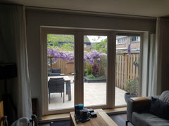 Maatwerk Dubbele Tuindeur Met 2 Zijlichten