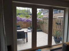 Maatwerk Dubbele Tuindeur Met 2 Zijlichten