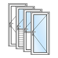 Kunststof achterdeur, buitendeur of tuindeur op maat. Ontwerp je eigen achterdeur met kozijn in onze deuren configurator. Bij Window King kun je gemakkelijk en snel je achterdeur en buitendeur kopen en bestellen. 