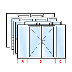 Maatwerk Dubbele Tuindeur Met 2 Zijlichten