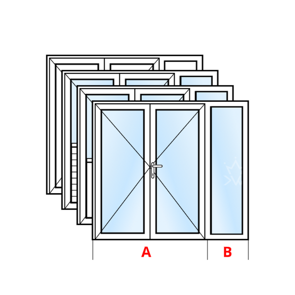 Maatwerk Dubbele Tuindeur Met Zijlicht