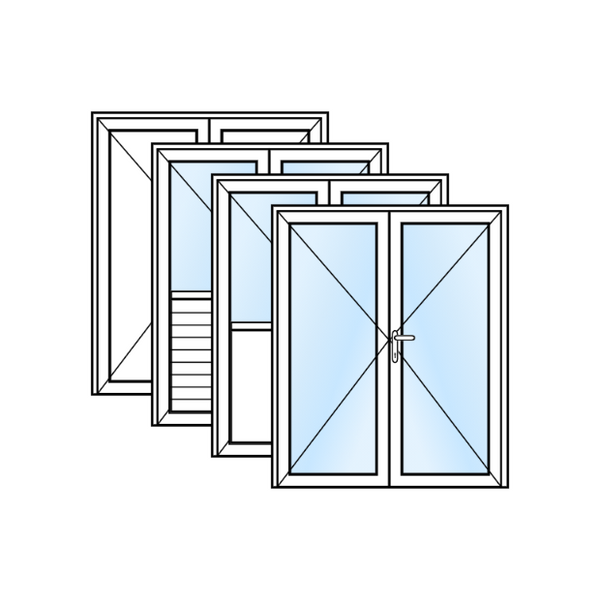 Maatwerk Dubbele Tuindeur