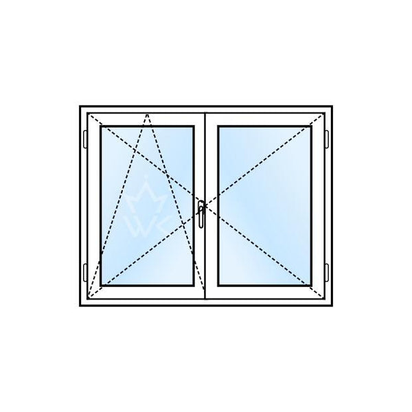 Kunststof stolpraam kozijn raam. Kozijn configurator.