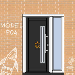 kunststof voordeur - kunststof voordeur antraciet - kunststof voordeur wit - voordeur met brievenbus - kunststof voordeur configurator