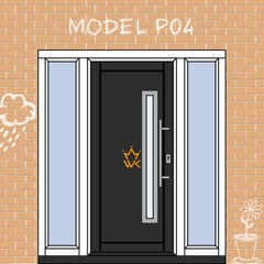 kunststof voordeur - kunststof voordeur antraciet - kunststof voordeur wit - voordeur met brievenbus - kunststof voordeur configurator